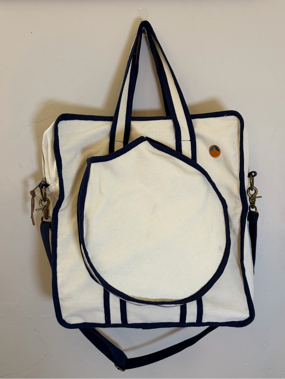Tangerine Navy Classic Pickleball Bag, Large